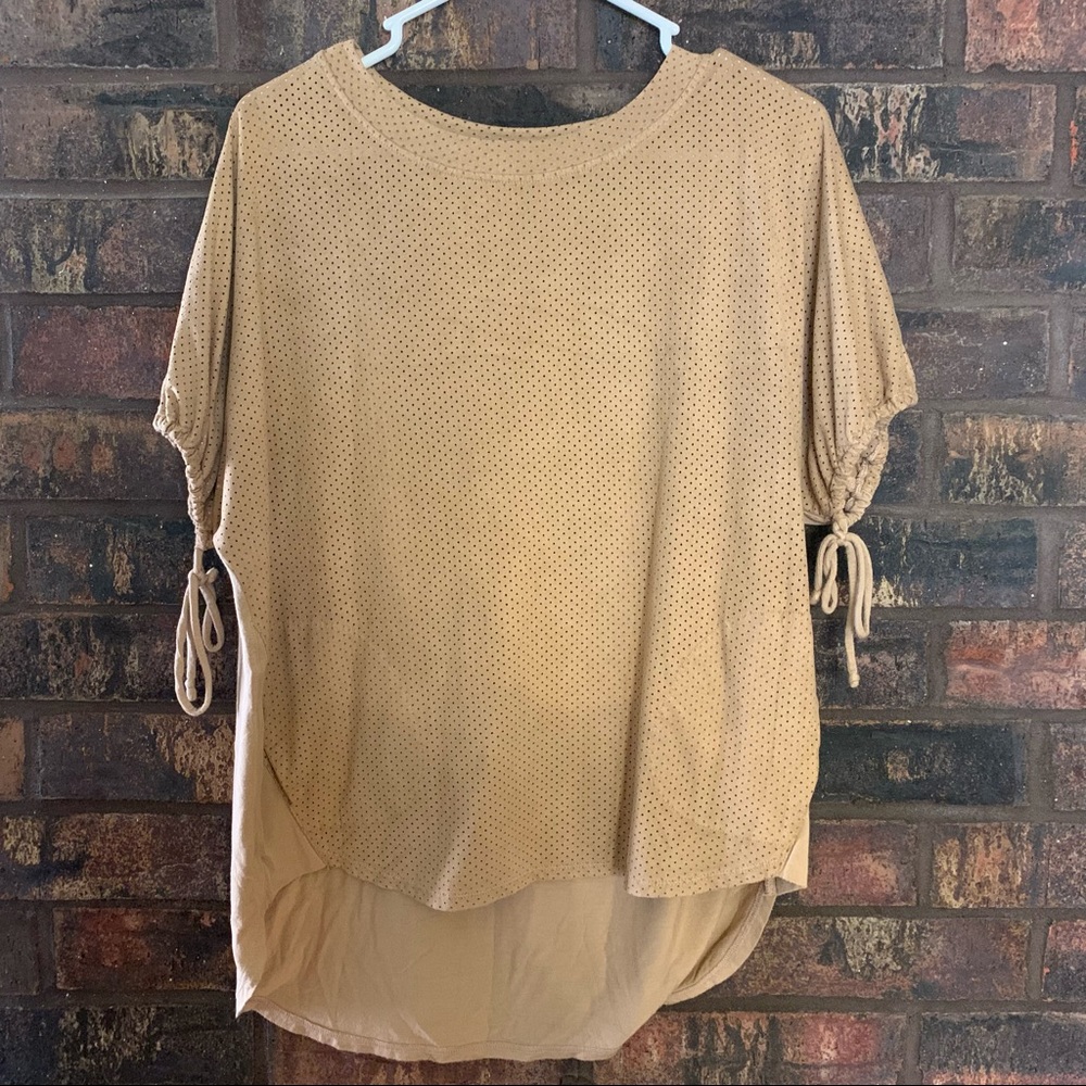 Zenergy by Chico’s faux suede top 0